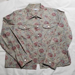 Pendleton Women's Tan Patterned Jean Jacket